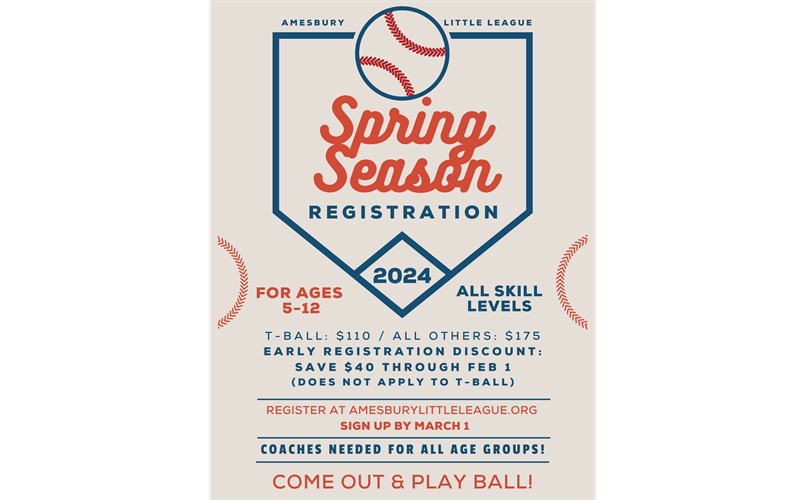 Spring registration information